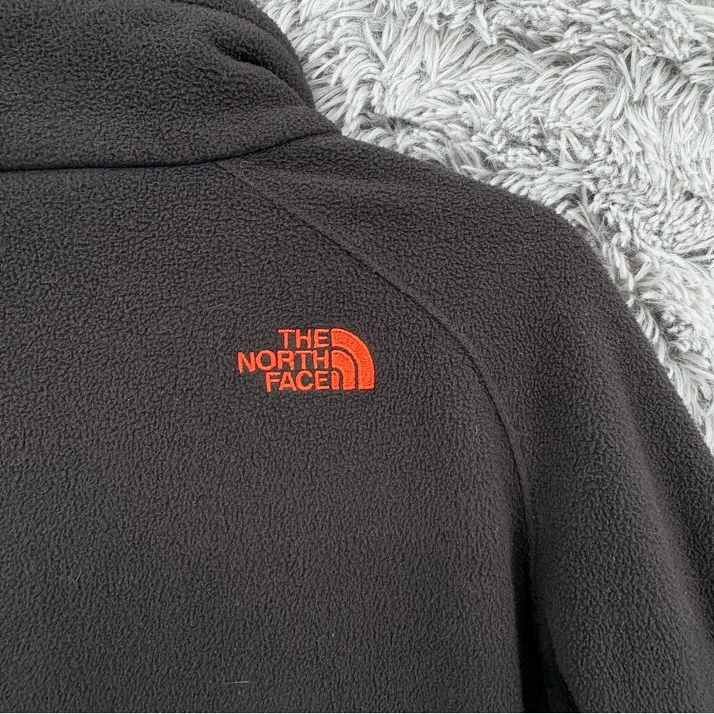 North Face Jacket Boys XL Fits Womens Medium Performance Fleece Full Zip Black